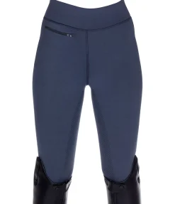 Equilibre Legging d'équitation à fond intégral grip enfant Jona denim foncé Sale