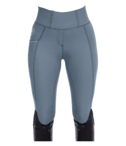 Felix Bühler Legging d'équitation à fond intégral Grip Life Cycle bleu fumée Best