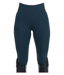 Equilibre Legging d'équitation à fond intégral grip Isabelle pétrole Hot