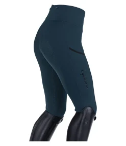 Equilibre Legging d'équitation à fond intégral grip Isabelle pétrole Hot