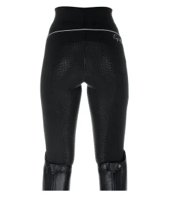 Equilibre Legging d'équitation à fond intégral grip enfant Elija X noir Discount