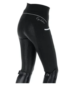 Equilibre Legging d'équitation à fond intégral grip enfant Elija X noir Discount