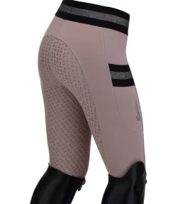 Equilibre Legging d'équitation à fond intégral grip enfant Aurelie chocolat latté Outlet