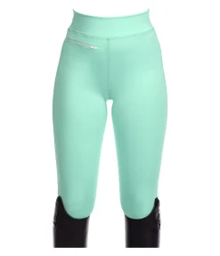 Equilibre Legging d'équitation à fond intégral grip enfant Jona aqua menthe Discount