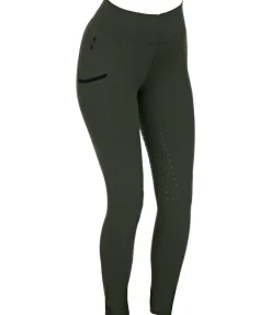 Felix Bühler Legging d'équitation à fond intégral Grip Anneke kaki Clearance