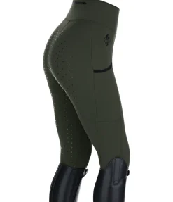 Felix Bühler Legging d'équitation à fond intégral Grip Anneke kaki Clearance