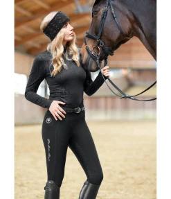Felix Bühler Legging d'équitation à fond intégral Grip Life Cycle noir Outlet