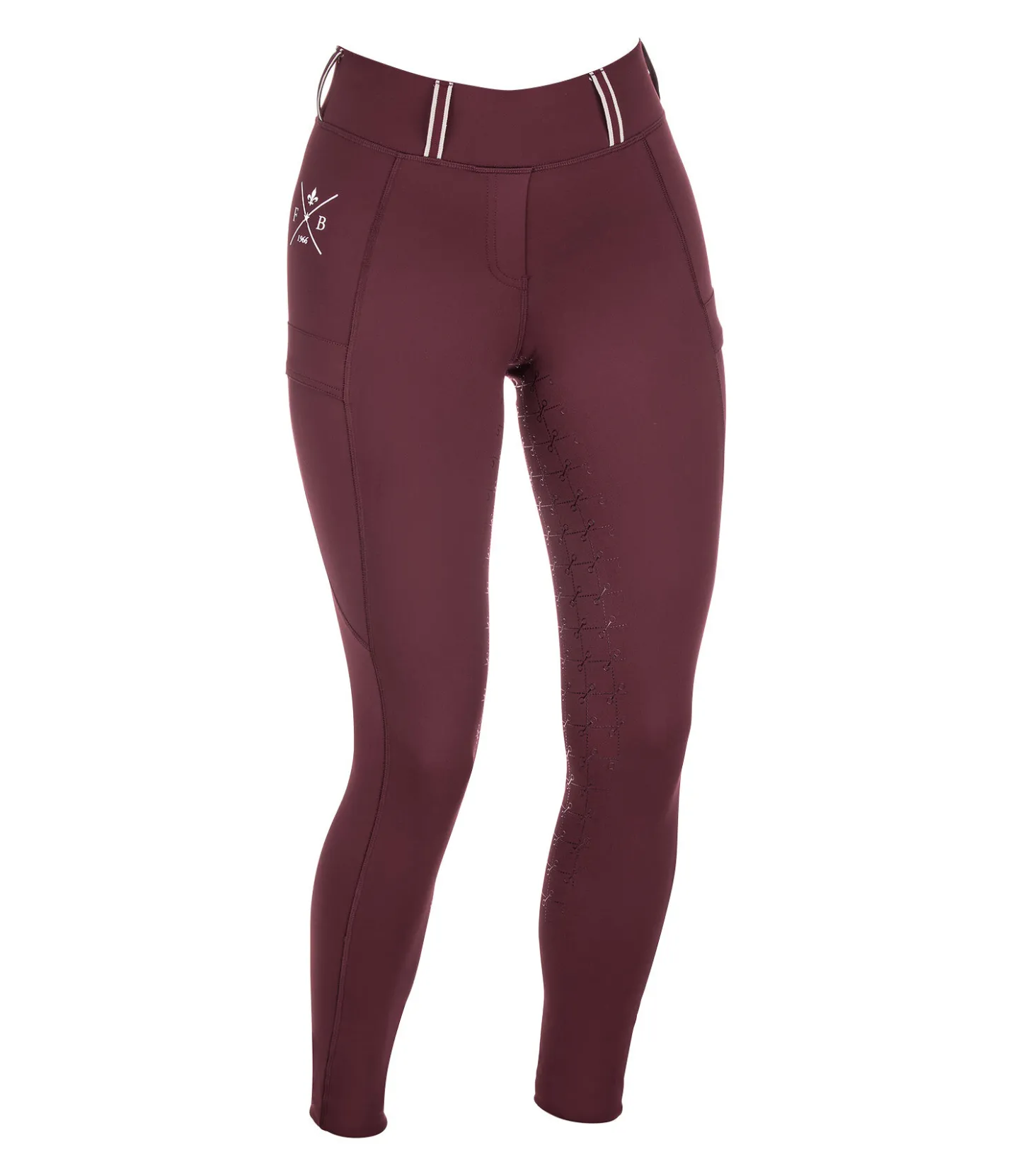 Felix Bühler Legging d'équitation à fond intégral grip Malena acajou Best