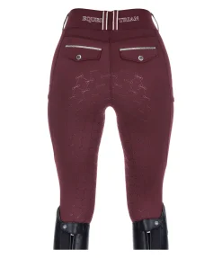 Felix Bühler Legging d'équitation à fond intégral grip Malena acajou Best