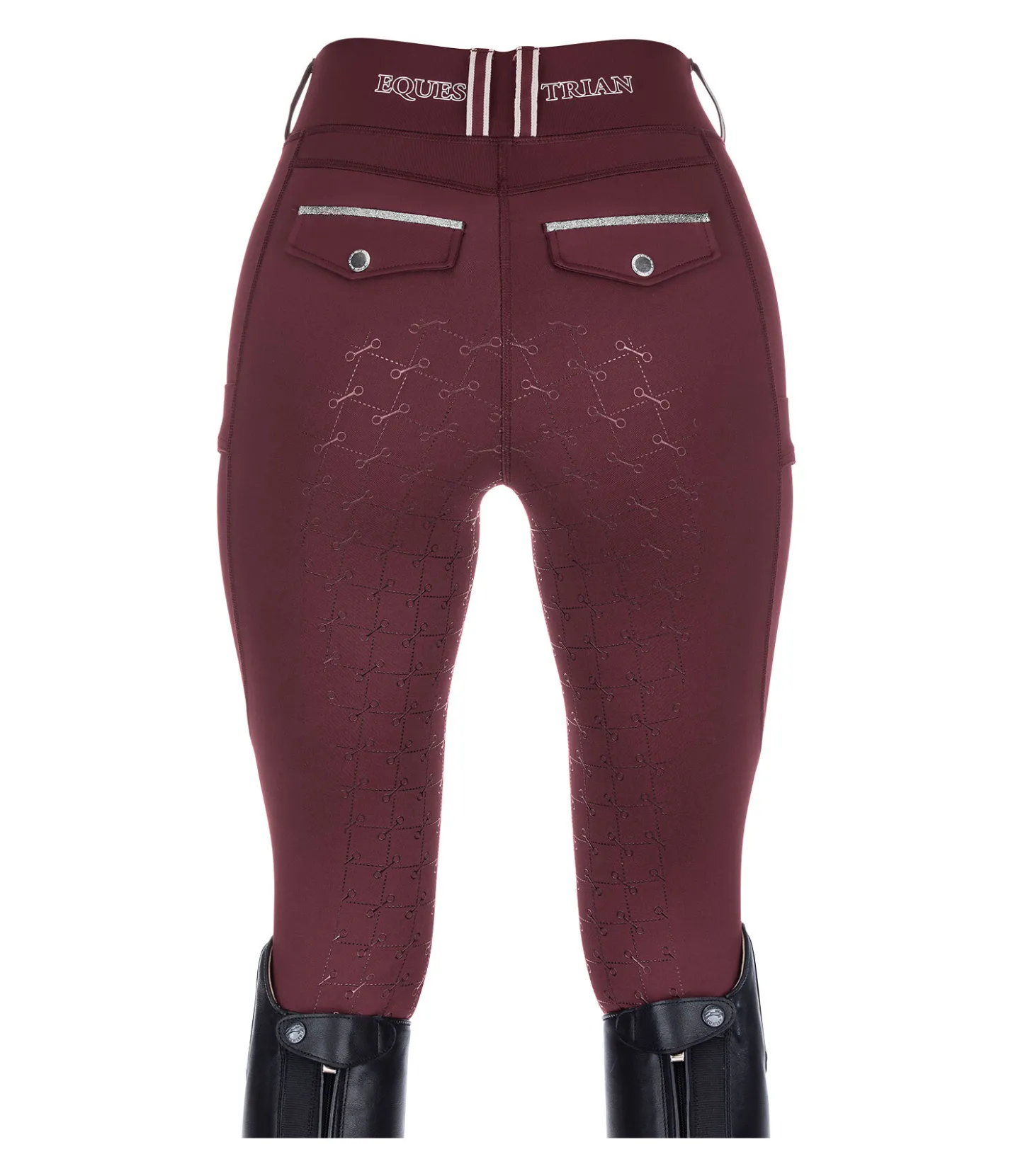 Felix Bühler Legging d'équitation à fond intégral grip Malena acajou Best
