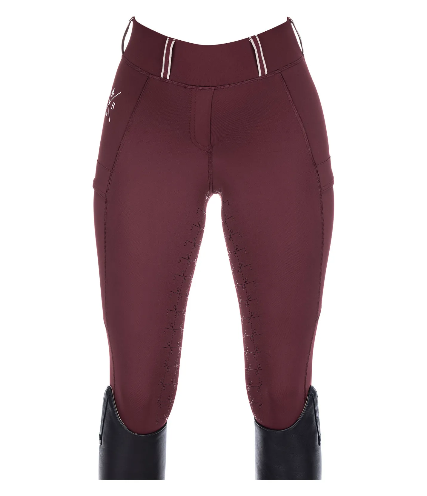 Felix Bühler Legging d'équitation à fond intégral grip Malena acajou Best