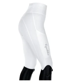 Equilibre Legging d'équitation à fond intégral grip Isabelle blanc Outlet