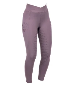 Felix Bühler Legging d'équitation à fond intégral grip enfant Tine raisin
