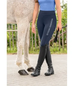 Felix Bühler Legging d'équitation à fond intégral grip enfant Laser Cut navy Outlet