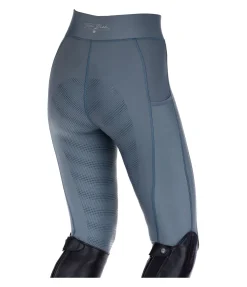 Felix Bühler Legging d'équitation à fond intégral grip enfant Abigail II bleu fumée Discount