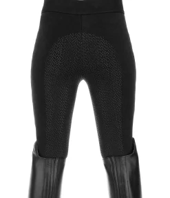 Equilibre Legging d'équitation à fond intégral grip enfant Bea noir Discount