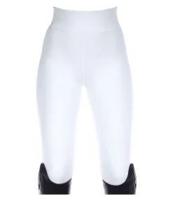 Equilibre Legging d'équitation à fond intégral grip enfant Jona Competition blanc New