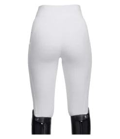 Felix Bühler Legging d'équitation à fond intégral grip enfant Laser Cut blanc New