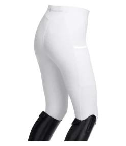 Felix Bühler Legging d'équitation à fond intégral grip enfant Laser Cut blanc New