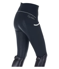 Equilibre Legging d'équitation à fond intégral grip enfant Elija X navy Outlet