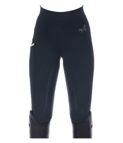 Equilibre Legging d'équitation à fond intégral grip enfant Elija X navy Outlet