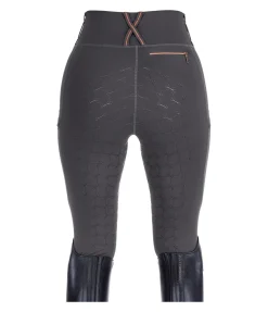 Felix Bühler Legging d'équitation à fond intégral grip Feline carbone Hot