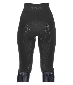 Equilibre Legging d'équitation à fond intégral grip enfant Coralie noir