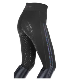Equilibre Legging d'équitation à fond intégral grip enfant Coralie noir