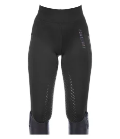 Equilibre Legging d'équitation à fond intégral grip enfant Coralie noir