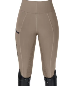 Equilibre Legging d'équitation à fond intégral grip Isabelle noisette Outlet