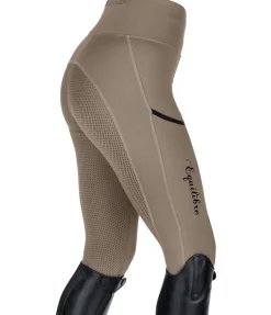 Equilibre Legging d'équitation à fond intégral grip Isabelle noisette Outlet