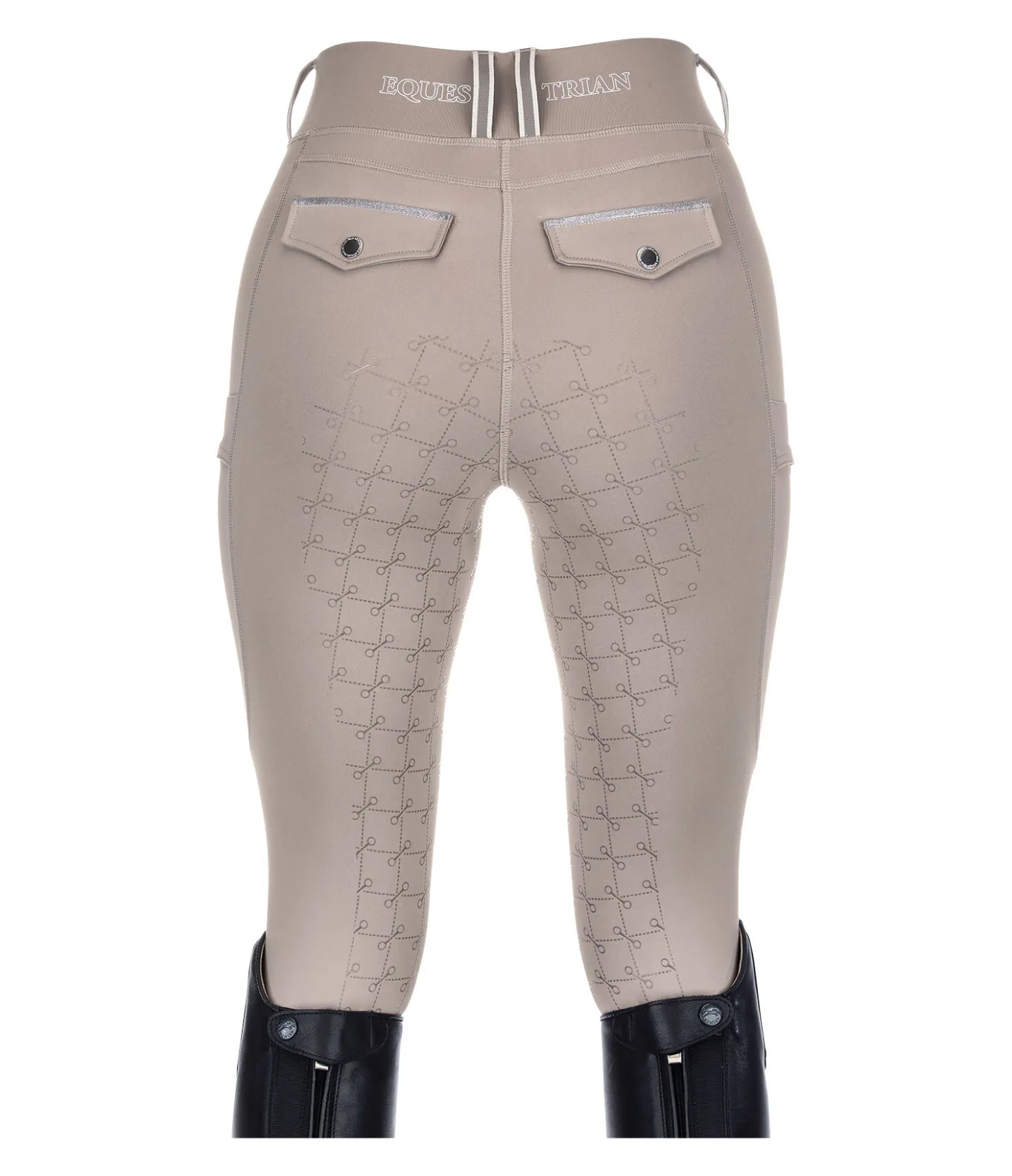 Felix Bühler Legging d'équitation à fond intégral grip Malena taupe Discount