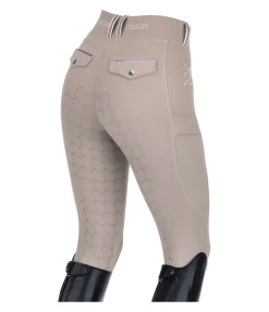 Felix Bühler Legging d'équitation à fond intégral grip Malena taupe Discount