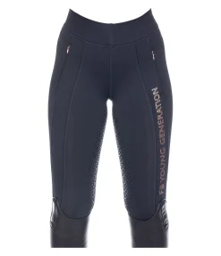 Felix Bühler Legging d'équitation à fond intégral grip enfant Life Cycle Finnja navy New