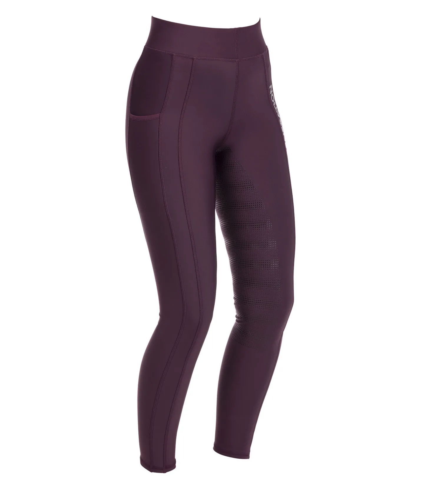 Felix Bühler Legging d'équitation à fond intégral grip enfant Abigail II noir-violet New