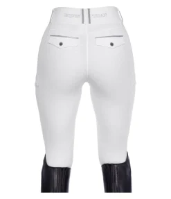 Felix Bühler Legging d'équitation à fond intégral grip Malena blanc New