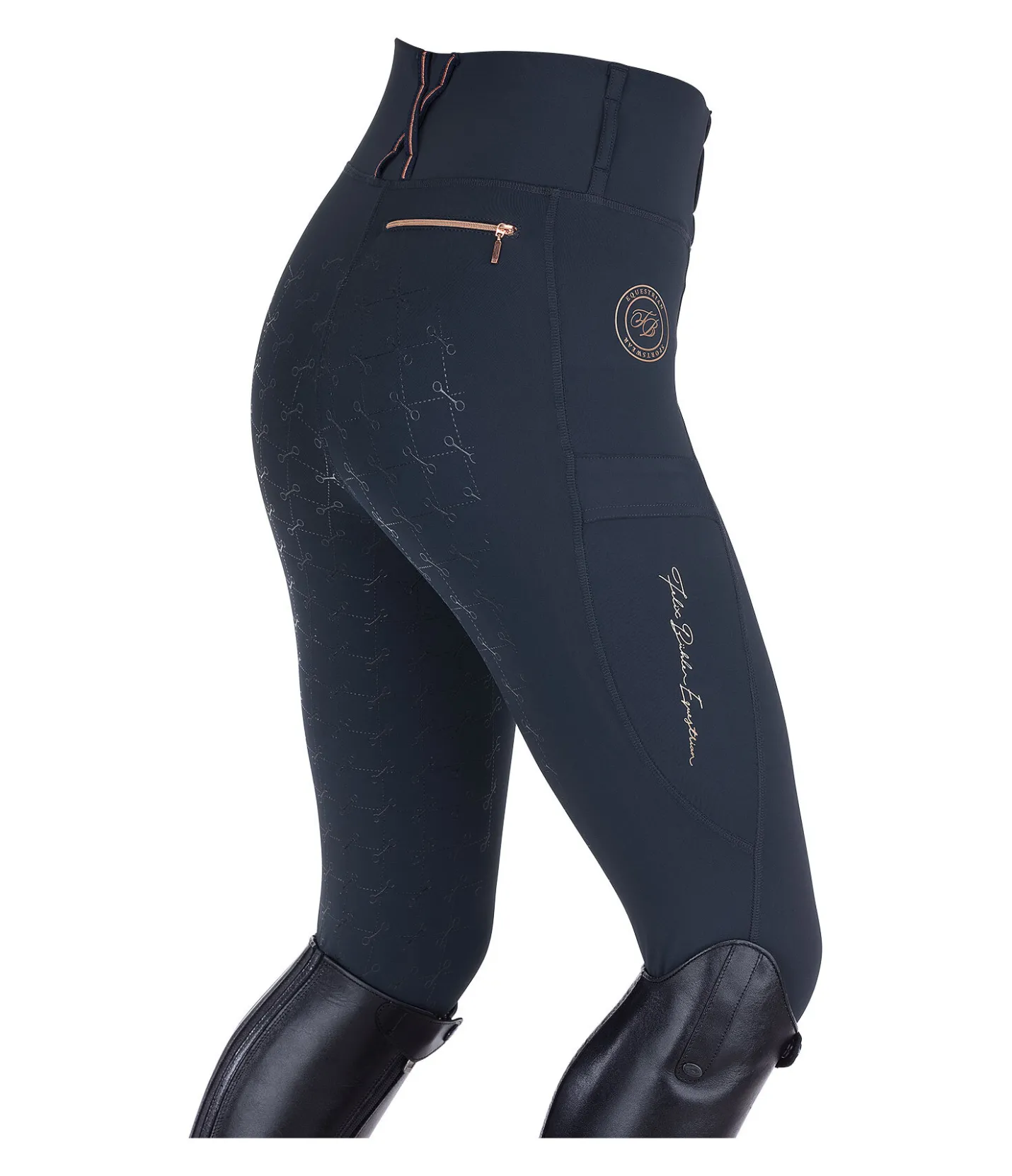 Felix Bühler Legging d'équitation à fond intégral grip Feline navy Online