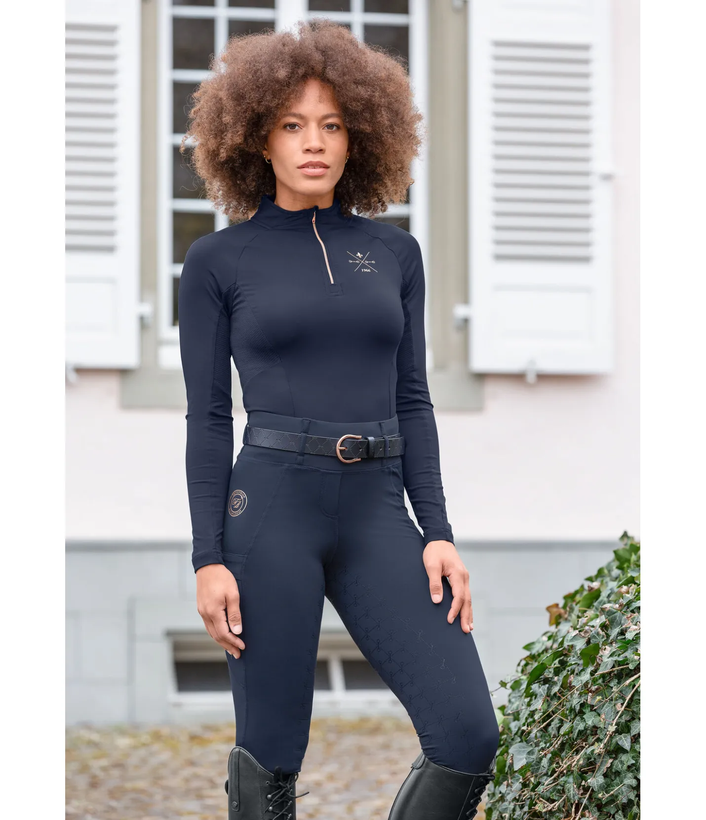 Felix Bühler Legging d'équitation à fond intégral grip Feline navy Online
