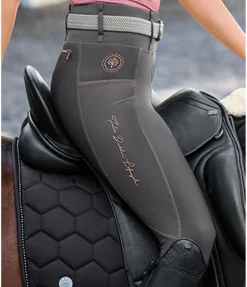 Felix Bühler Legging d'équitation à fond intégral Grip Life Cycle carbone Best