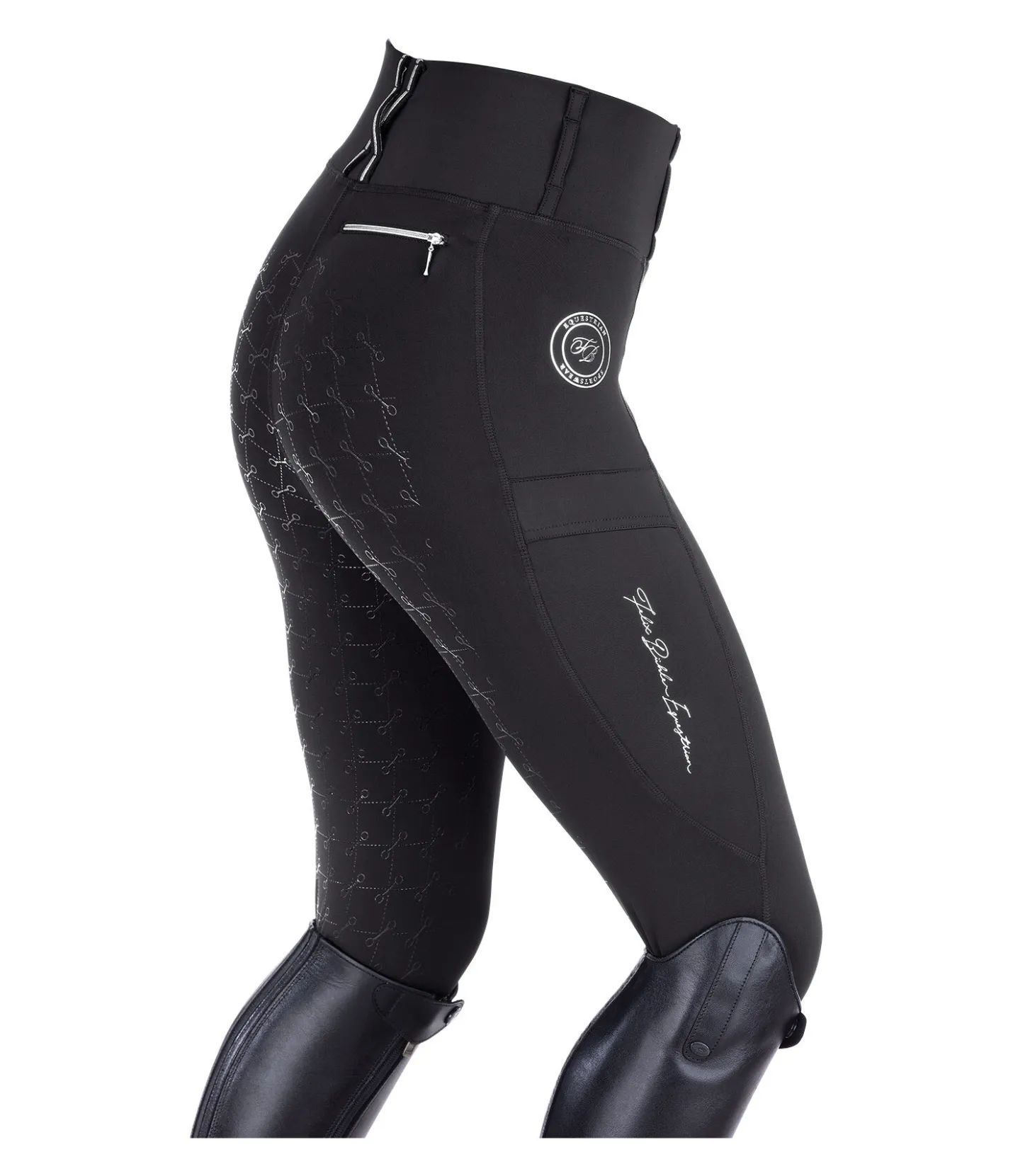 Felix Bühler Legging d'équitation à fond intégral grip Feline noir Best