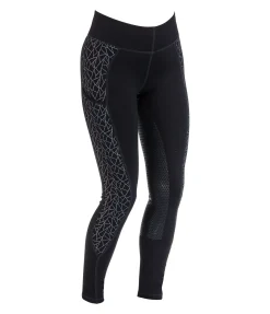 STEEDS Legging d'équitation à grip intégral Holographic noir Clearance