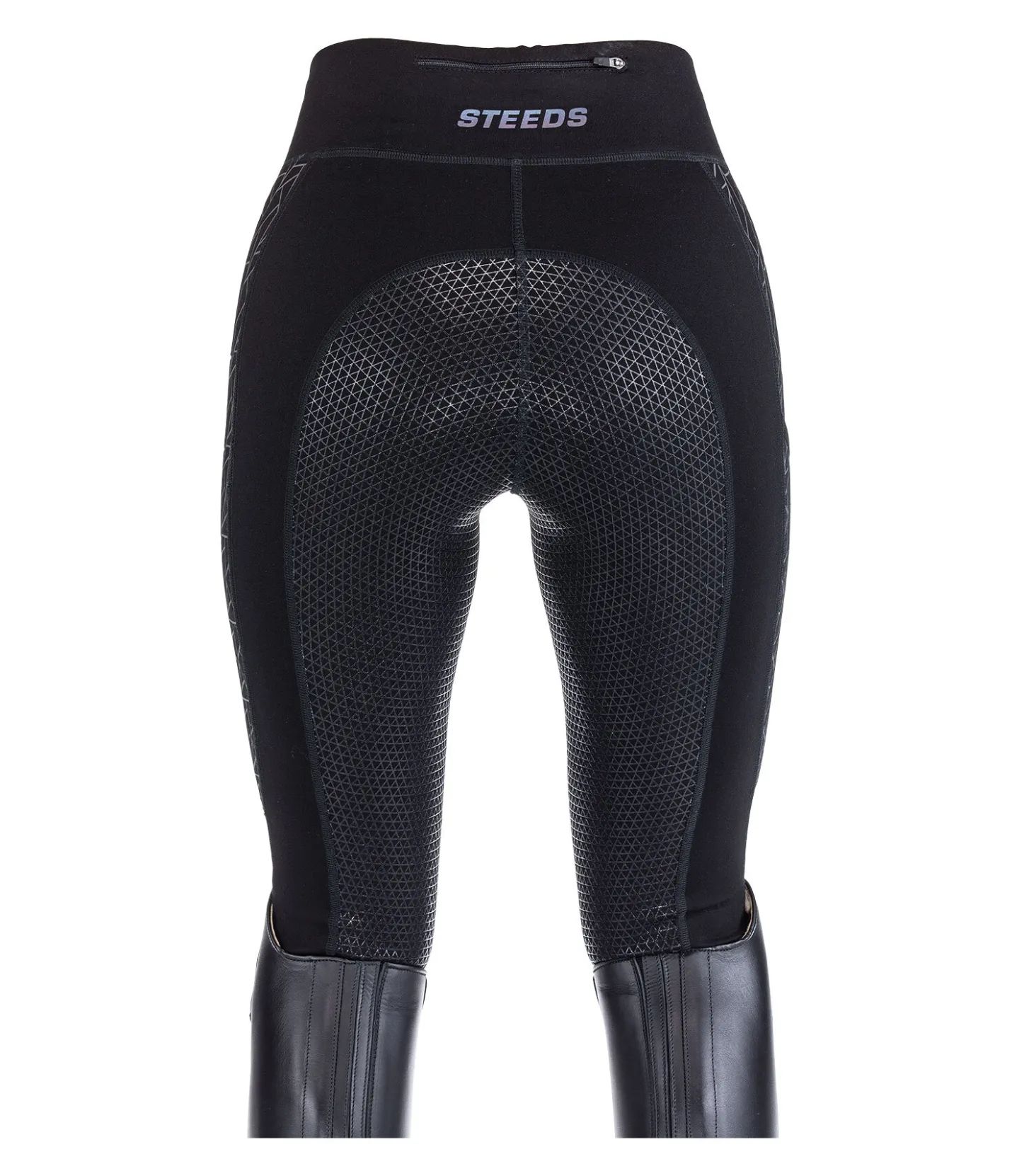 STEEDS Legging d'équitation à grip intégral Holographic noir Clearance