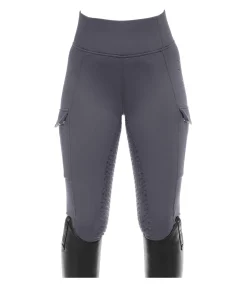 Equilibre Legging d'équitation d'hiver à taille haute enfant Lio carbone Best