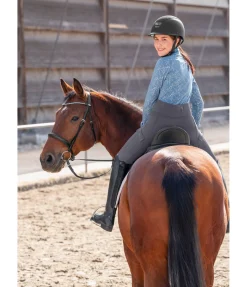 Equilibre Legging d'équitation d'hiver à taille haute enfant Lio carbone Best