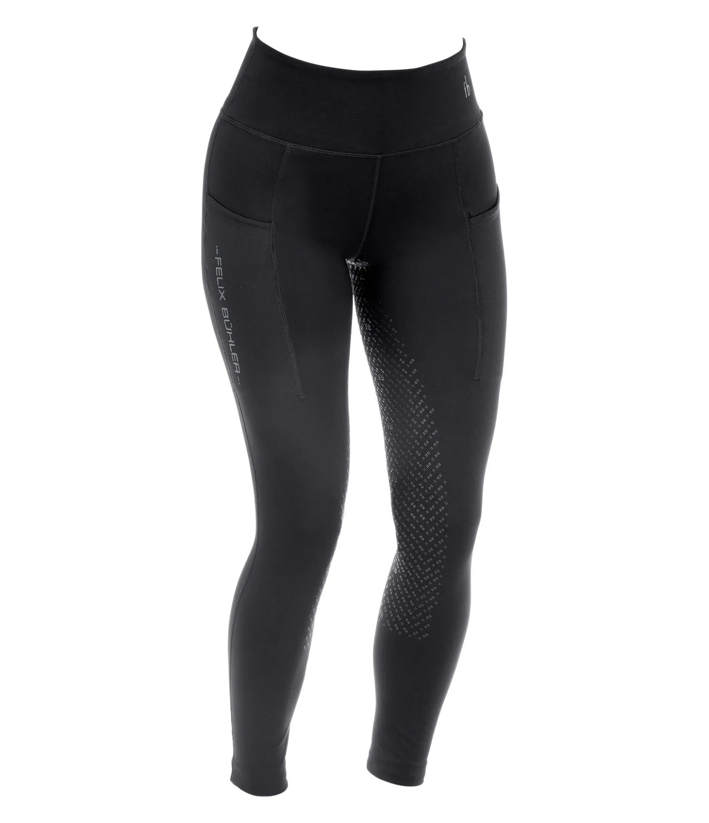 Felix Bühler Legging d'équitation d'hiver avec grip Mabelle noir Hot
