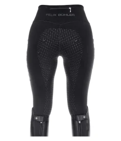 Felix Bühler Legging d'équitation d'hiver avec grip Mabelle noir Hot