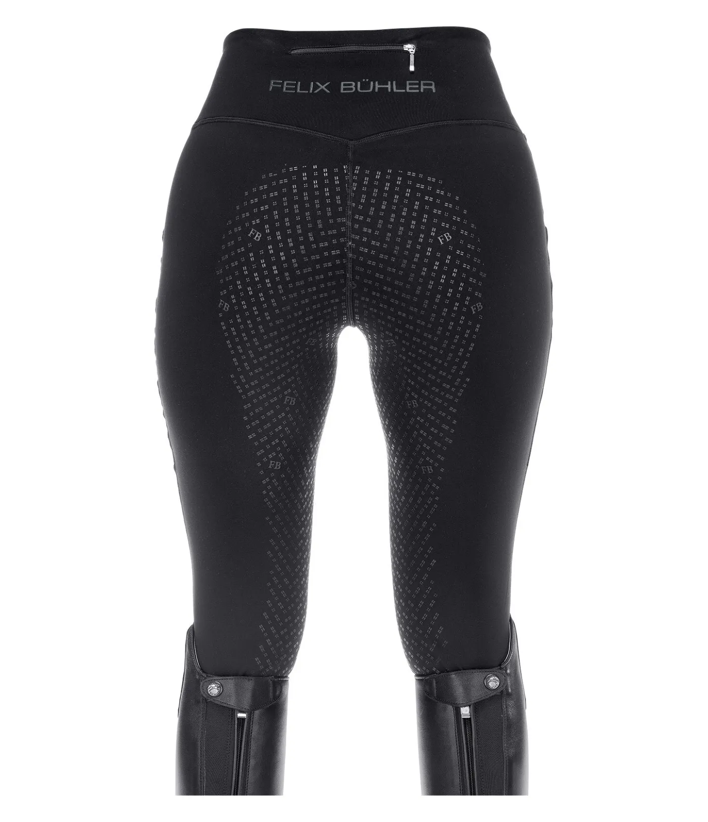 Felix Bühler Legging d'équitation d'hiver avec grip Mabelle noir Hot