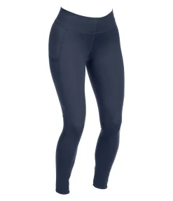 Equilibre Legging d'équitation d'été à fond intégral grip Amanda navy Hot