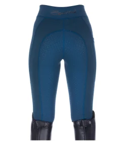 Equilibre Legging d'équitation d'été à fond intégral grip enfant Sunny pétrole Outlet