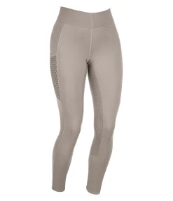 Equilibre Legging d'équitation d'été à fond intégral grip Amanda taupe Outlet